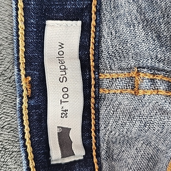 NWOT Levi's 524 Too Superlow Flare Jeans W27/L30 dark blue wash - Out of stock - Picture 10 of 11